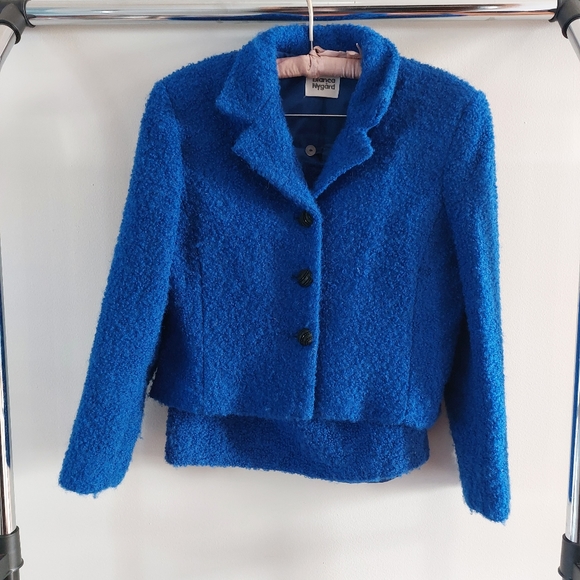 Bianca Nygard Dresses & Skirts - 2 piece - Wool - Bianca Nygard - Blue - Jacket and Skirt - Size 8